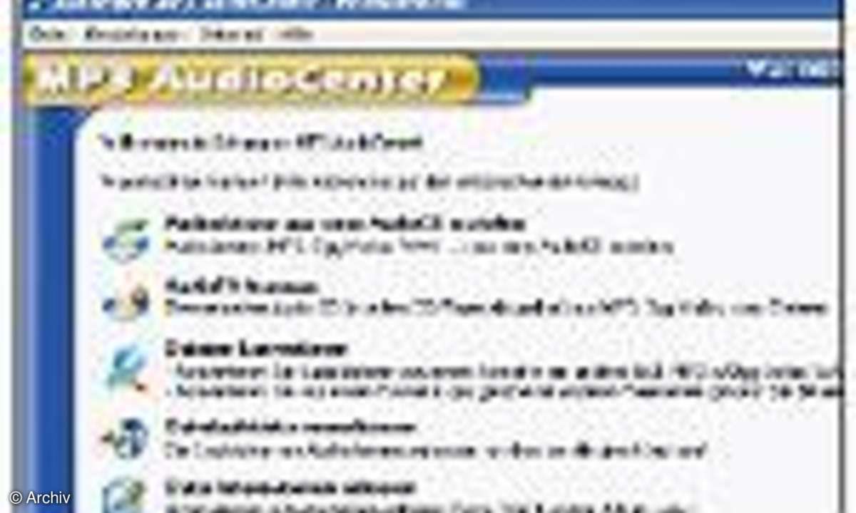 MP3 Software: Die volle Dröhnung