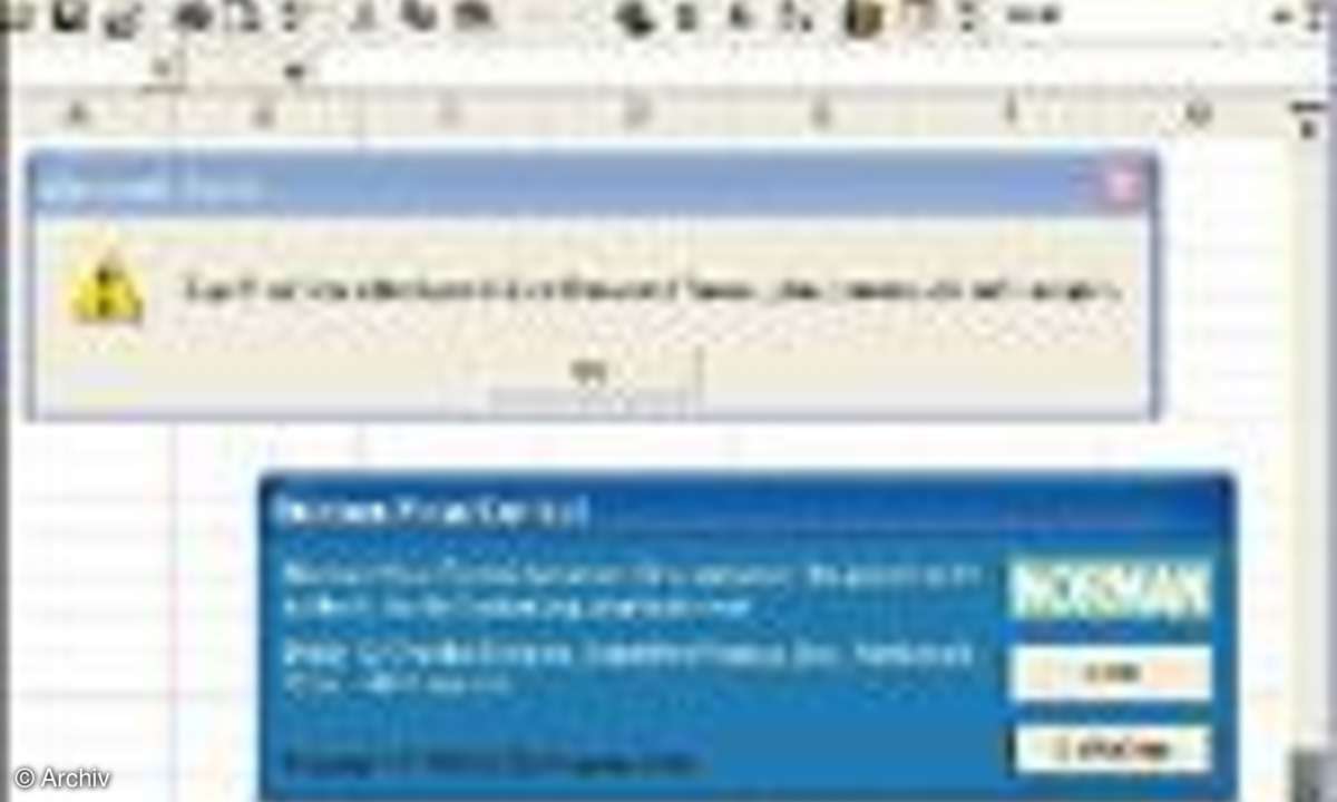 Virenscanner: Fliegengitter