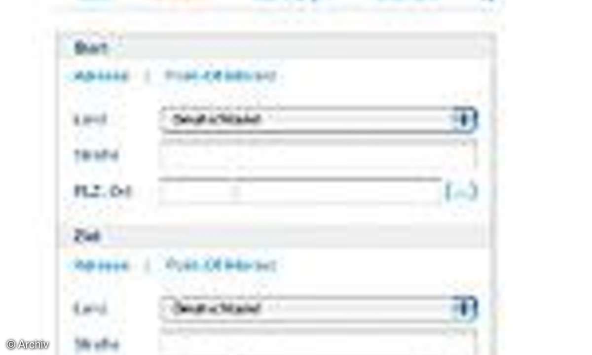 Routenplaner: Online Routenplaner