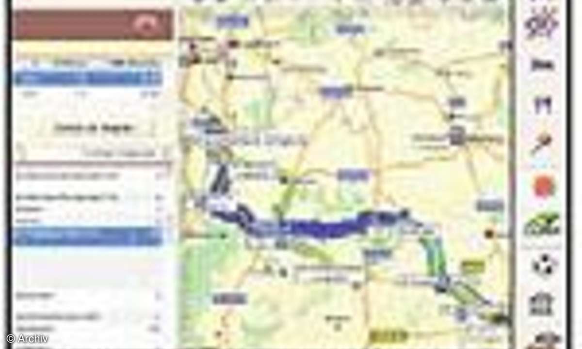 Routenplaner: Reisen mit Plan