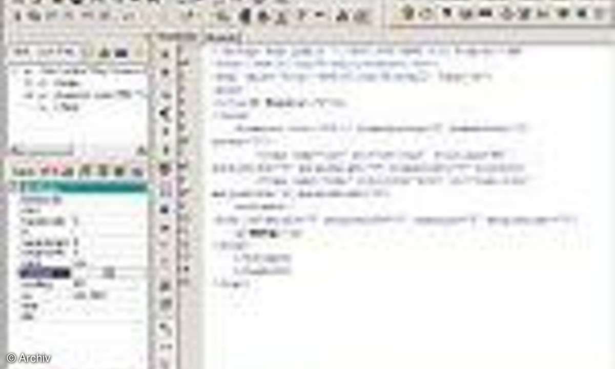 Web-Editoren: Schlankes Webdesign