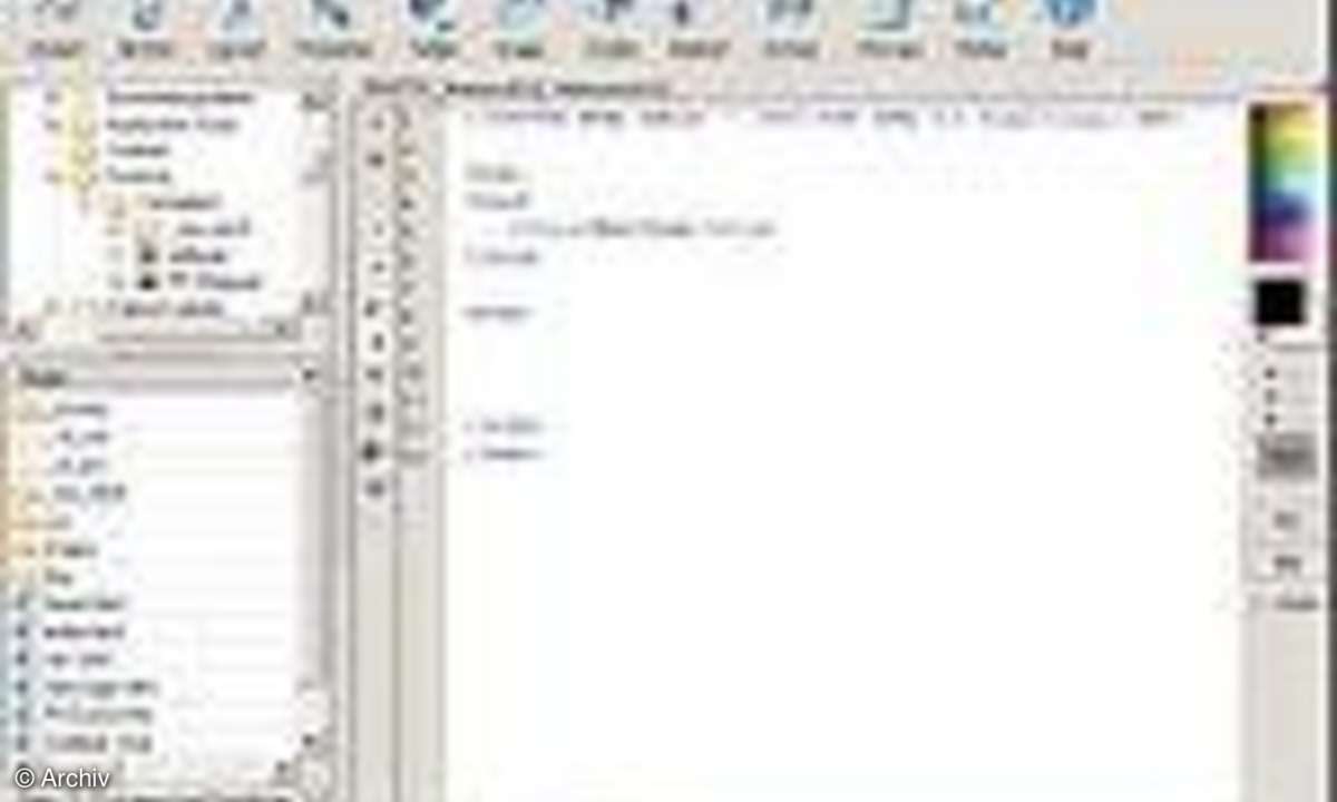 Web-Editoren: Schlankes Webdesign