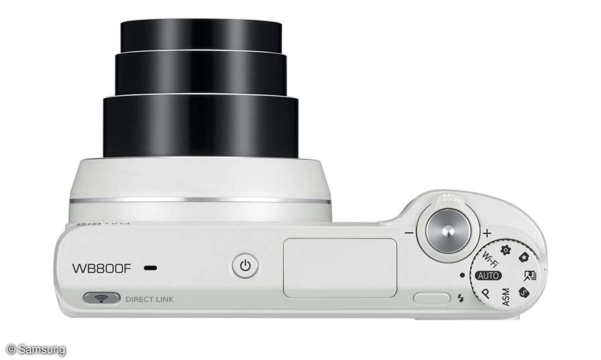 Samsung WB800F - oben