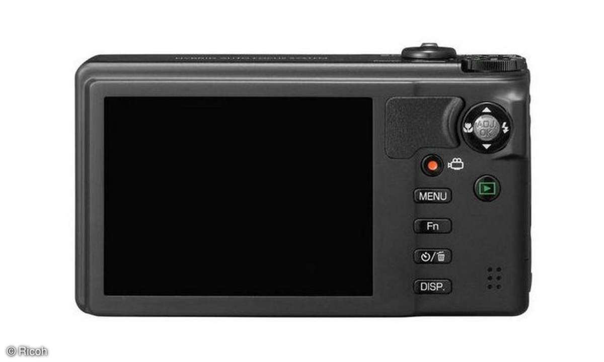 Ricoh CX 6 grau hinten