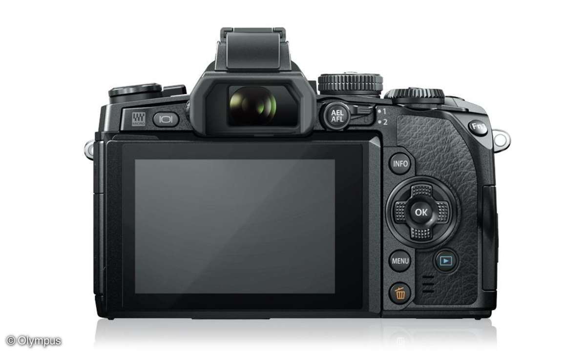 Olympus OM-D-EM1 Rückansicht