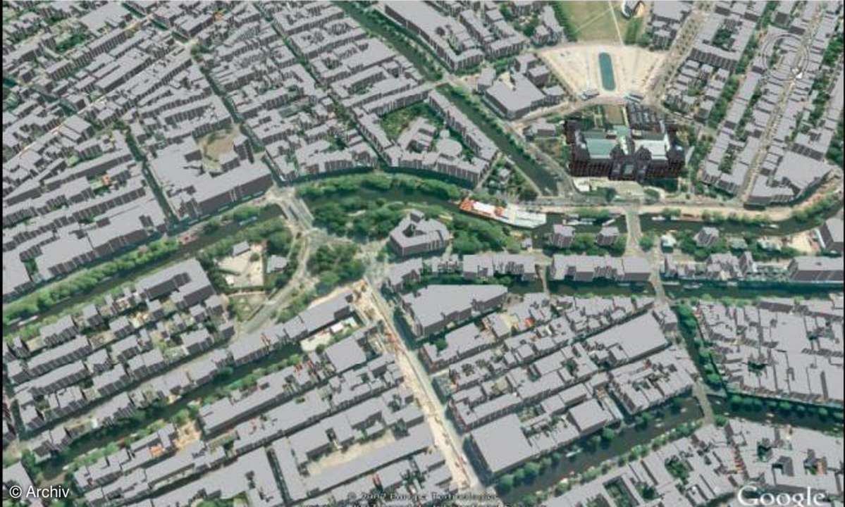Google Earth: Amsterdam in 3D