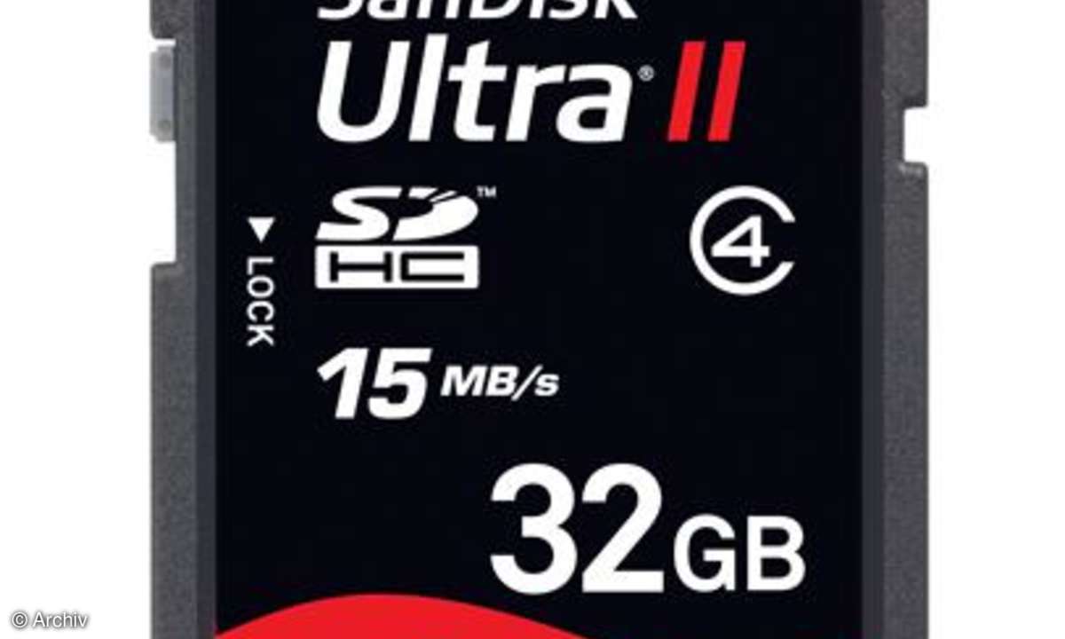 SDHC-Karten von SanDisk mit 16 und 32 GByte vorgestellt