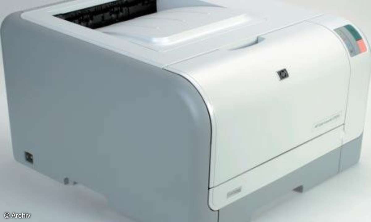 Günstige Farblaserdrucker: HP CP1215