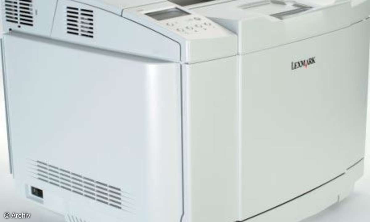 Günstige Farblaserdrucker: Lexmark C500n