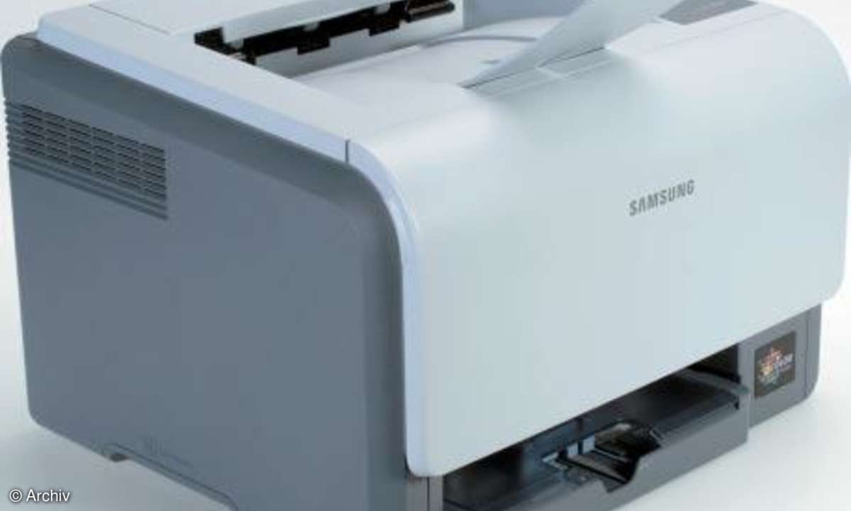 Günstige Farblaserdrucker: Samsung CLP-300N