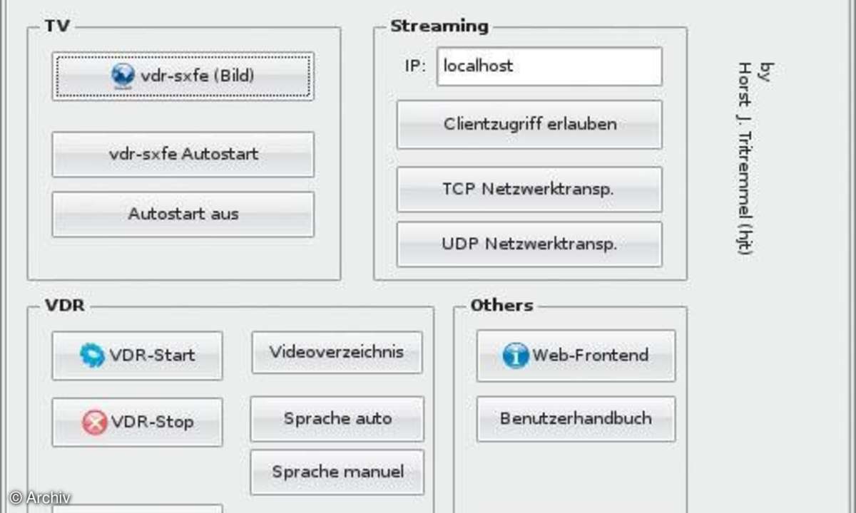 Festplattenrekorder VDR 1.6