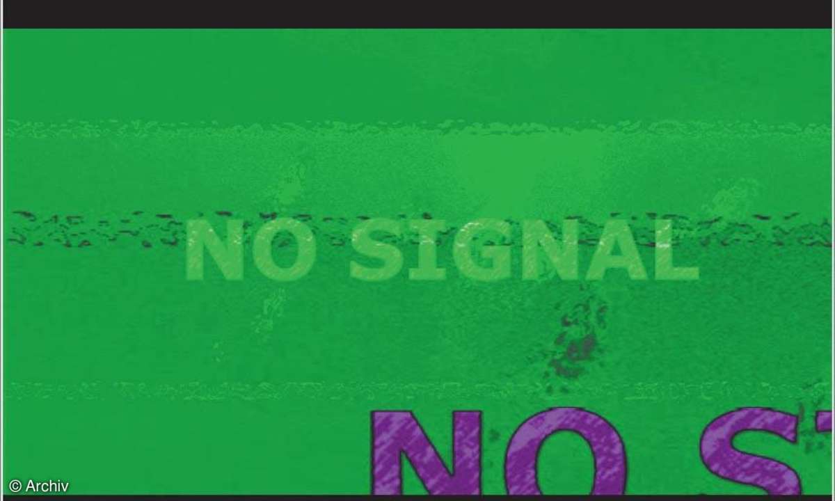 Fehlendes Bildsignal