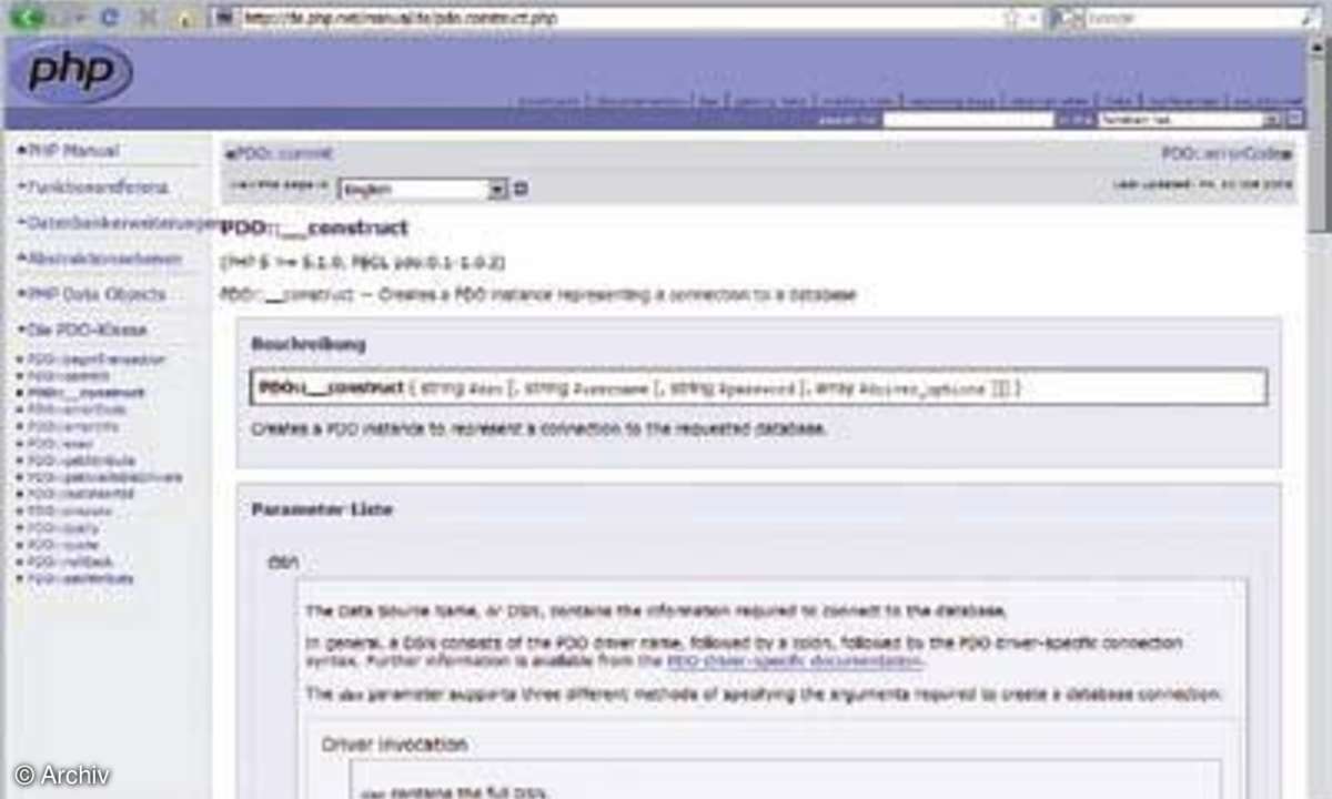 Datenbankabstraktion mit PHP und PDO