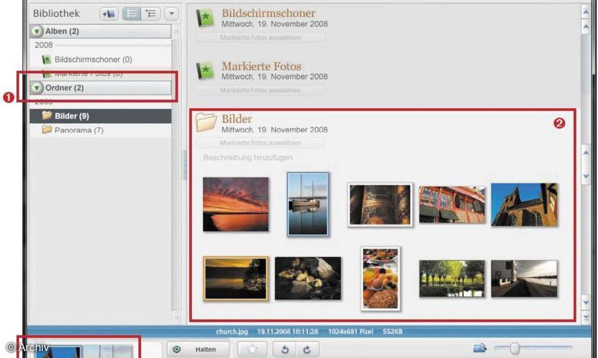 Fotoalben im Web