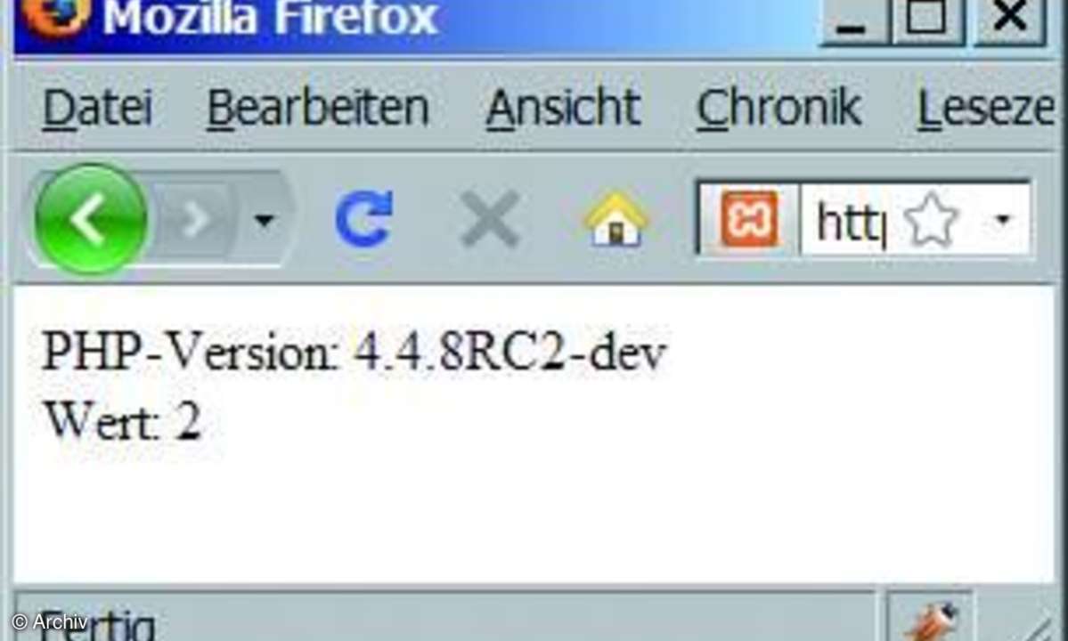 Migration von PHP 4