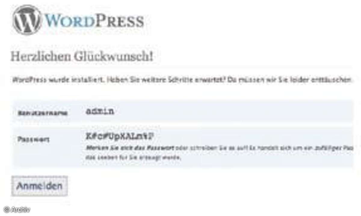 Die eigene Homepage