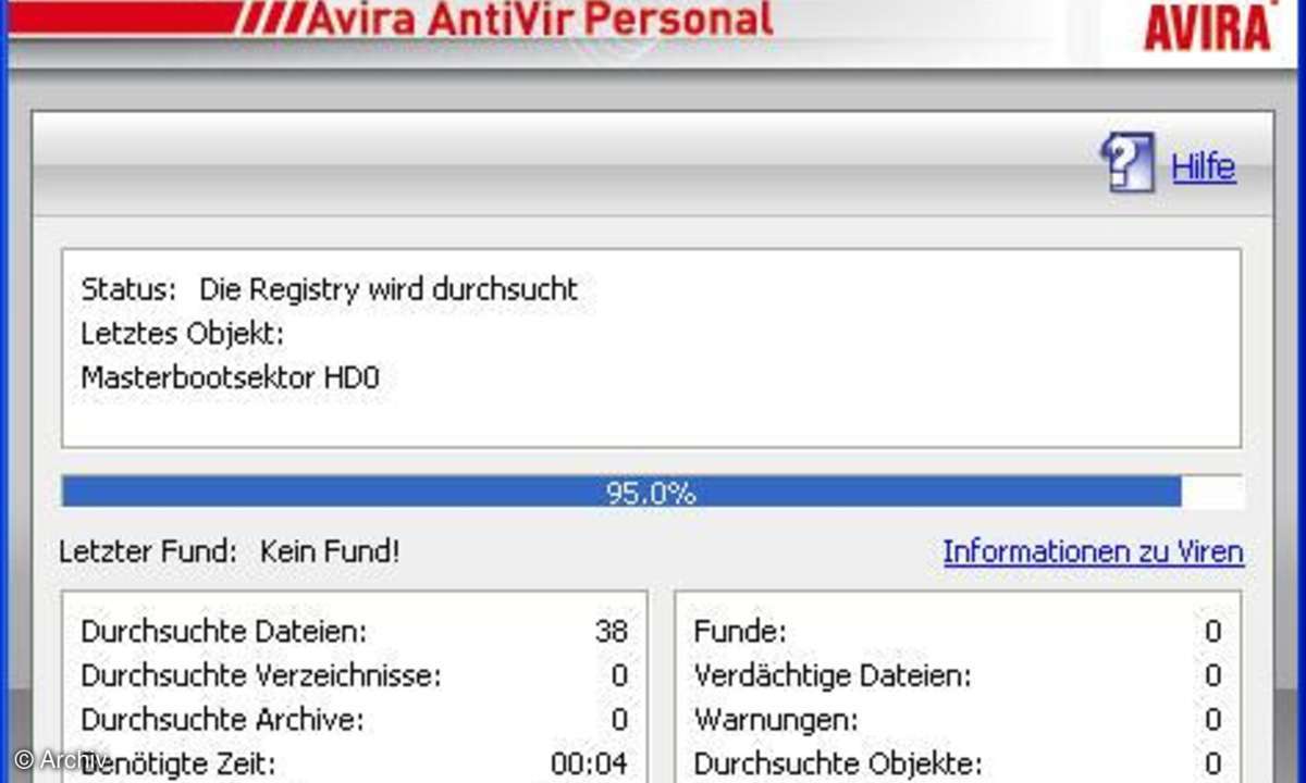 Avira Antivir 9: Scanner