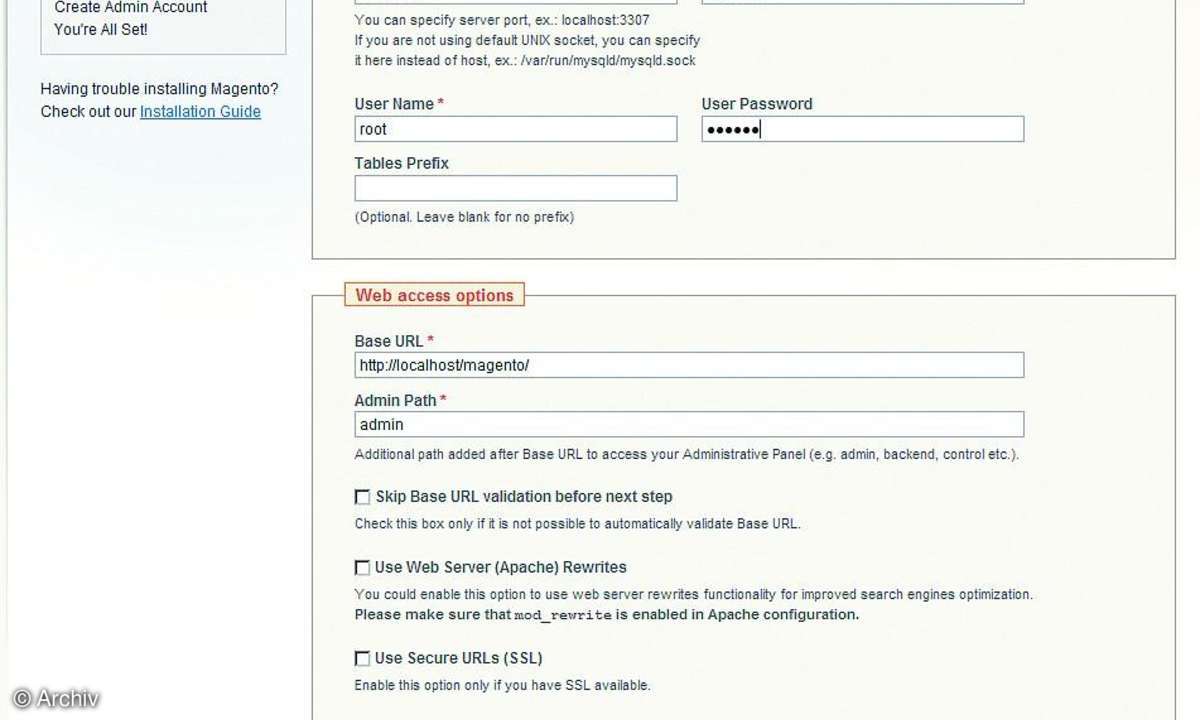 E-Commerce mit Magento