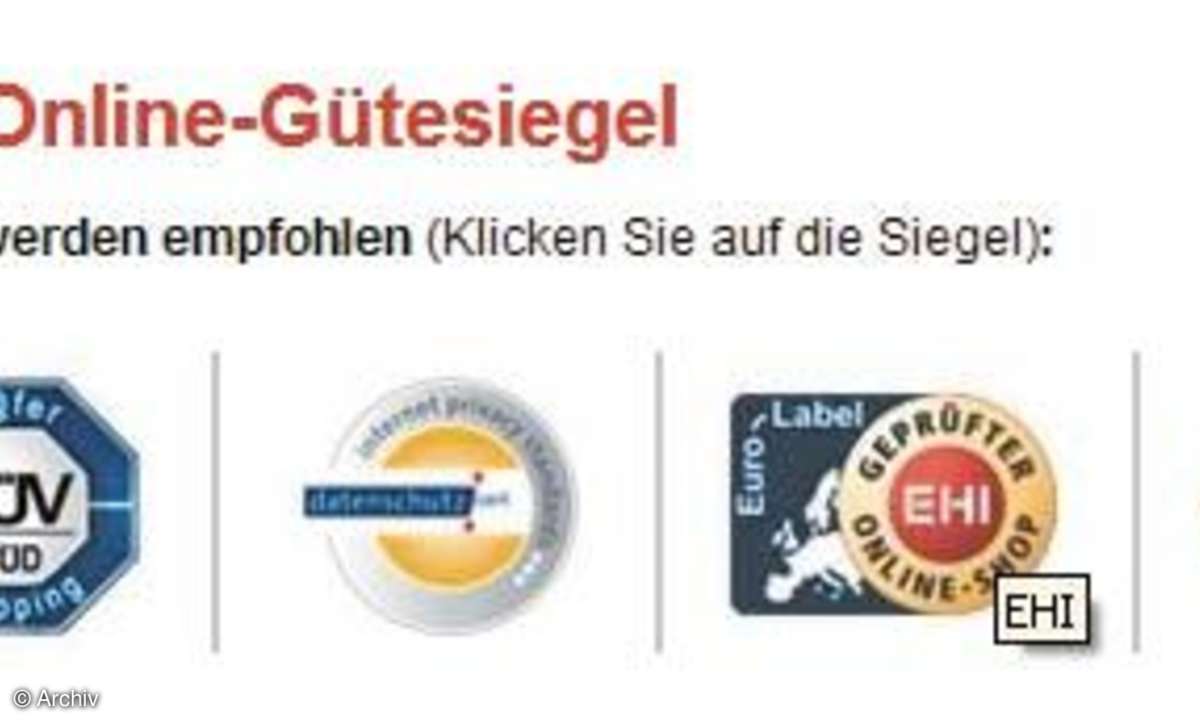 Sicher shoppen mit Zertifikat und Gu?tesiegel