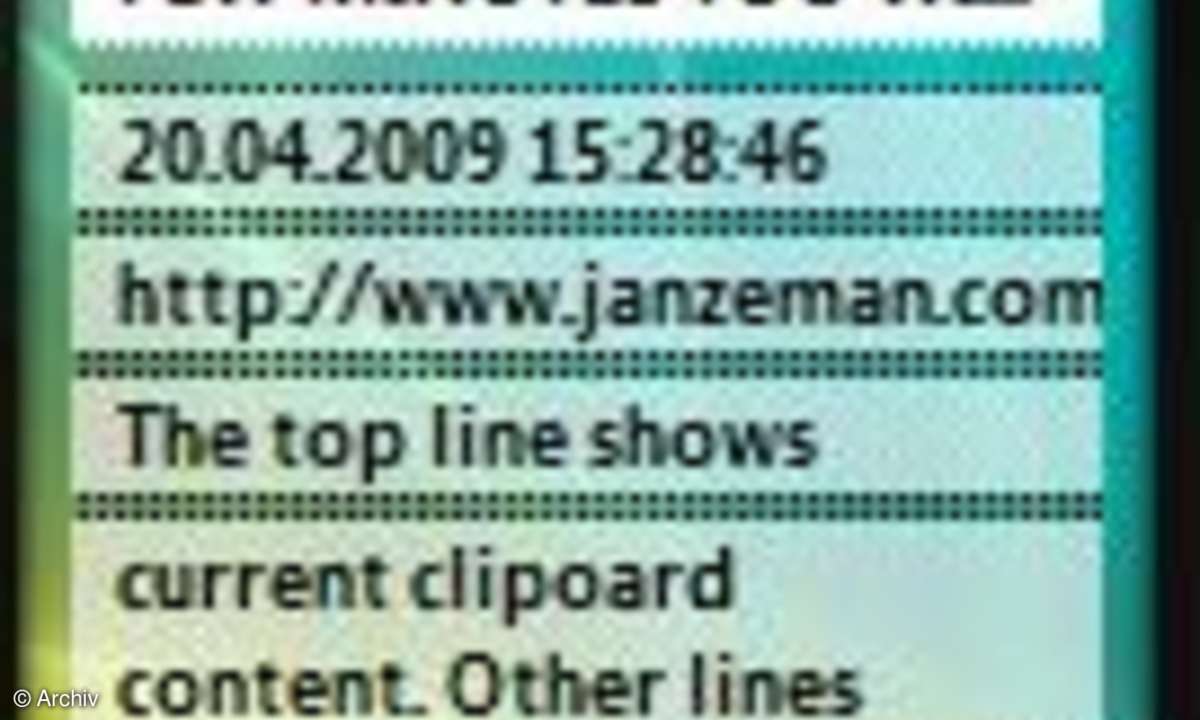Vista-Gadget: Clipboard Manager