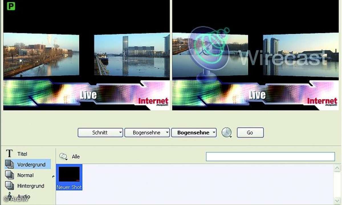 Videobroadcasting fürs Web