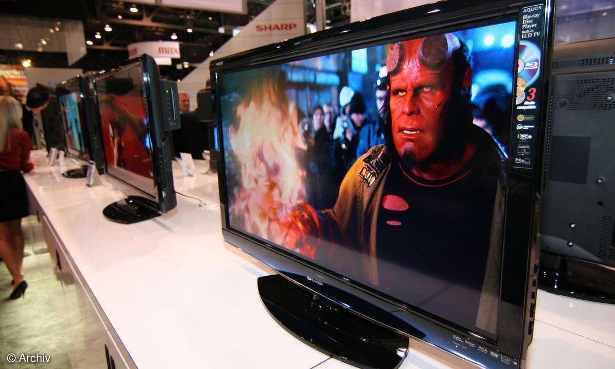 CES 2009Sharp-Stand