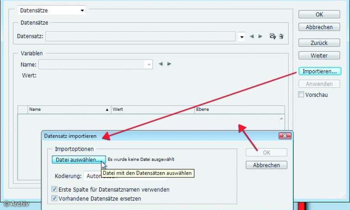 Bildbearbeitung und Automatisierung