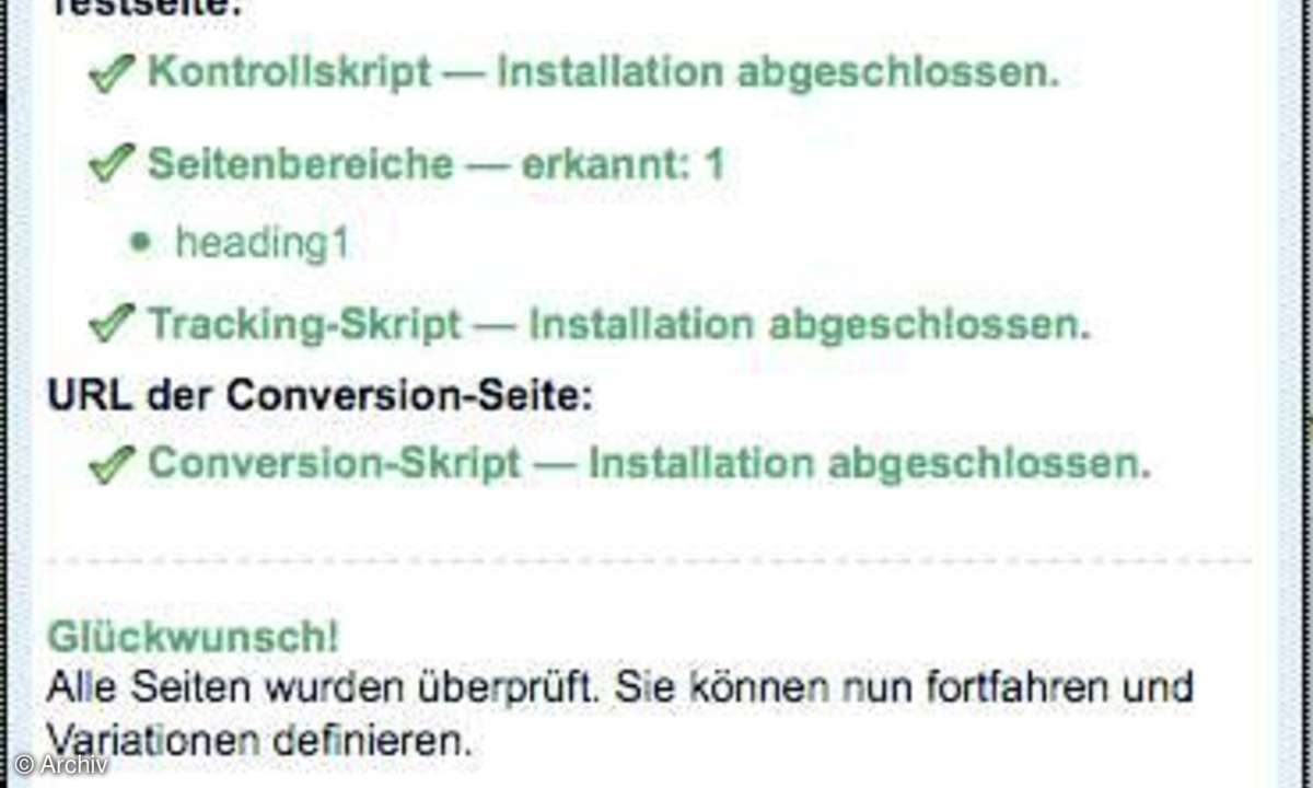 Google Website Optimizer