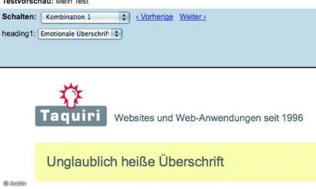 Google Website Optimizer