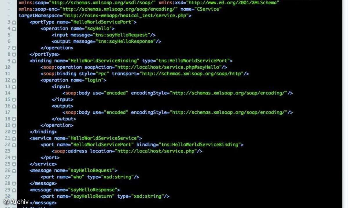 Webservices mit PHP