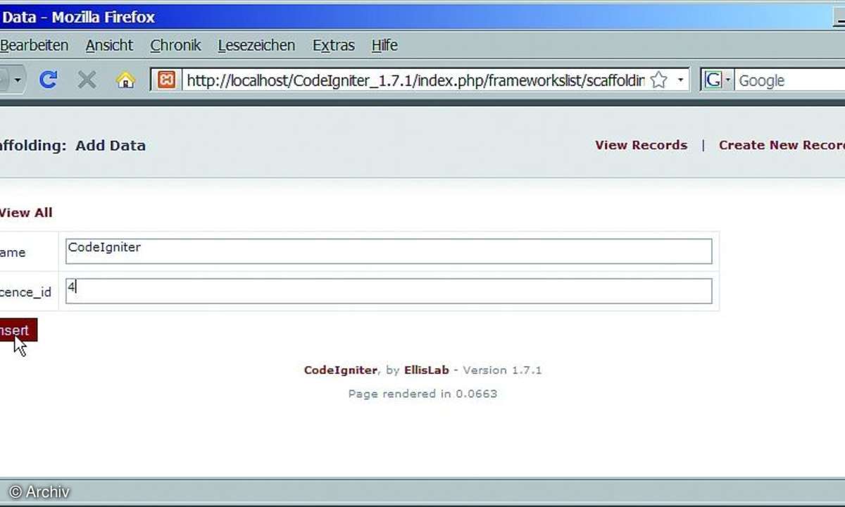 PHP-Frameworks Teil V - Code Igniter