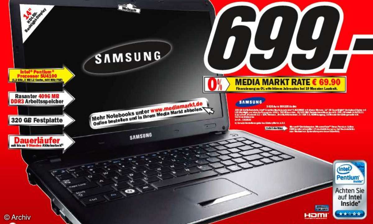 Media Markt: Die Notebook-Schnäppchen aus dem neuen Prospekt