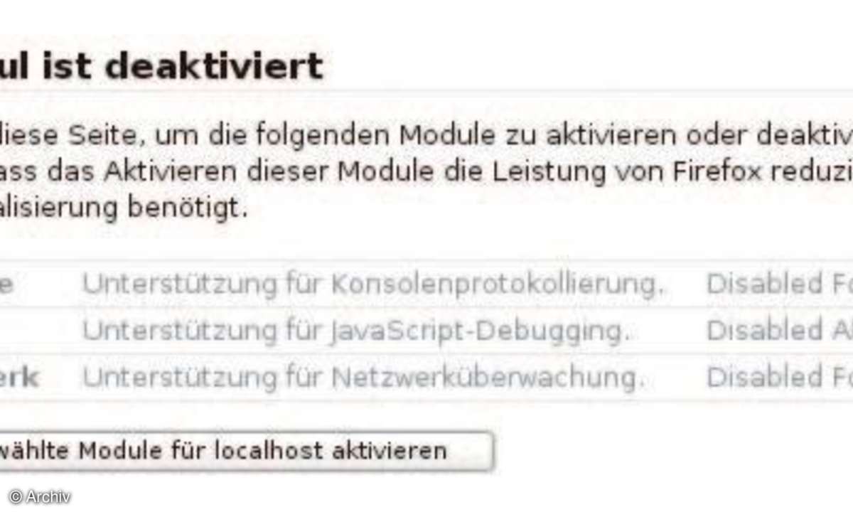 Firebug-Erweiterung FirePHP