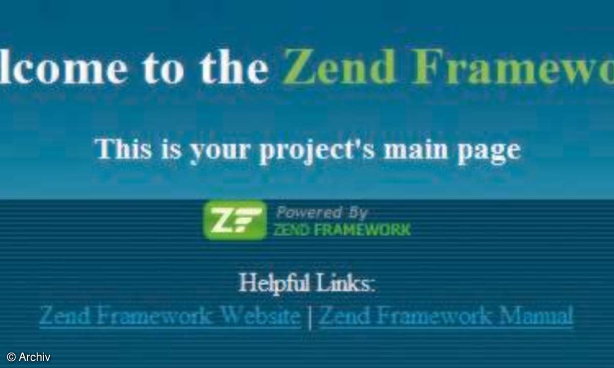 PHP-Frameworks Teil VIII - Zend Framework