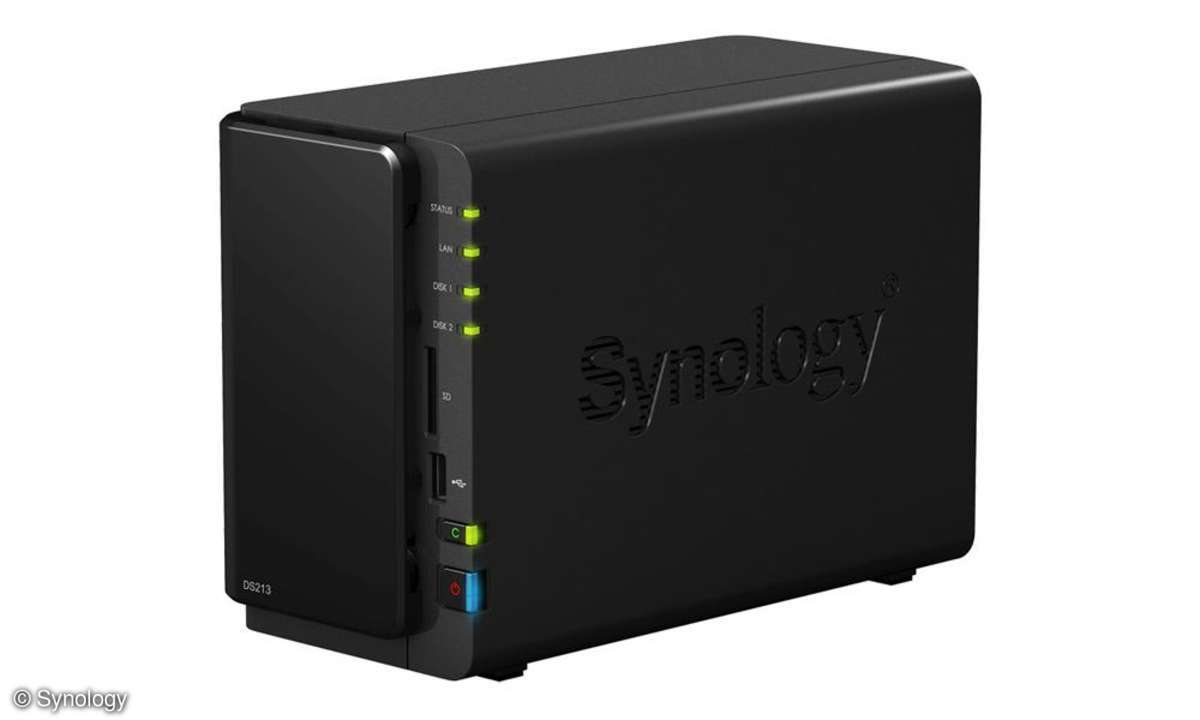 NAS, Netzwerkfestplatten, Synology, Synology Diskstation DS213