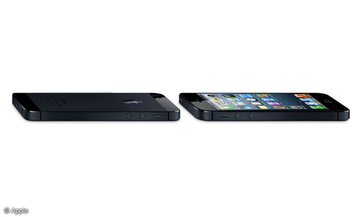 iPhone 5 flach schwarz