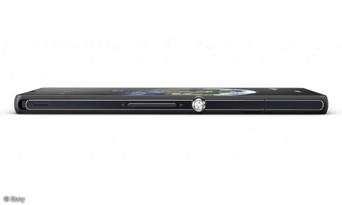 Sony Xperia Z flach