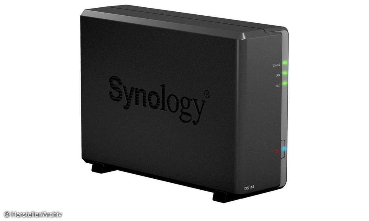 QNAPs wohl wichtigster Mitbewerber ist Synology - und die liefert mit der DiskStation DS114 ebenfalls ein Gerät für rund 150 Euro.