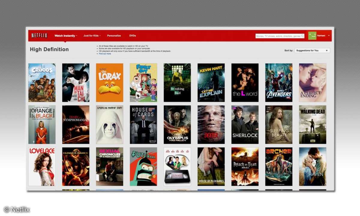Netflix HD-Filme