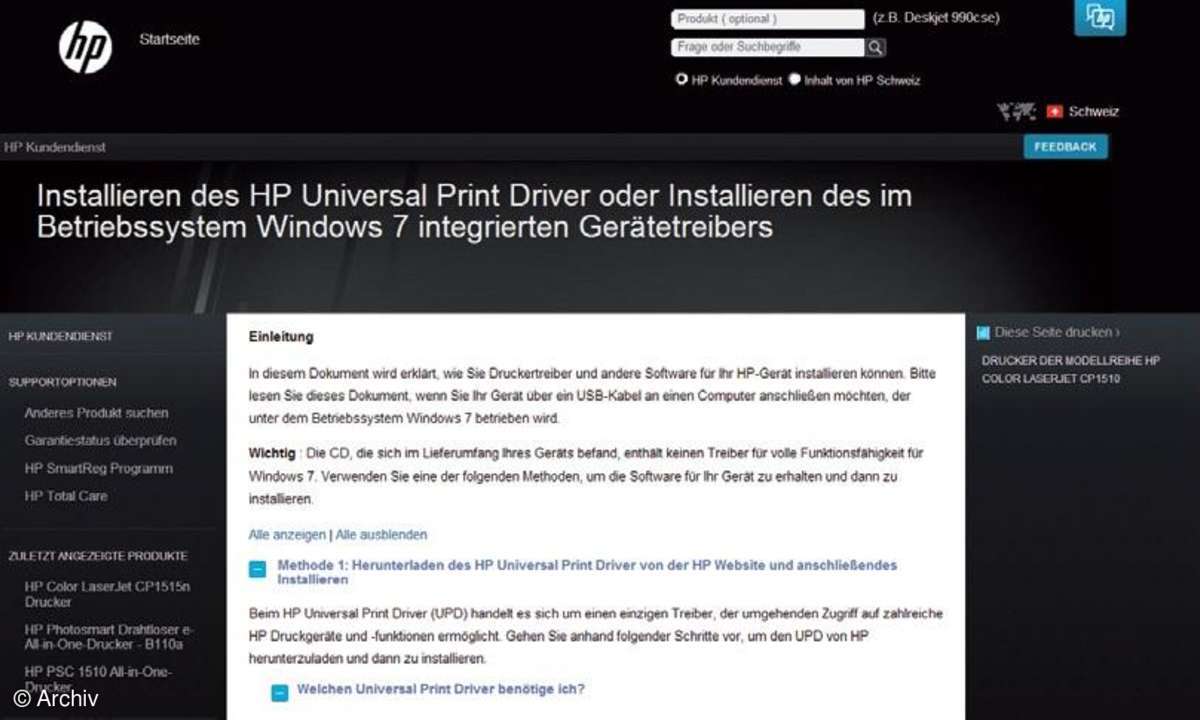 HP Drucker