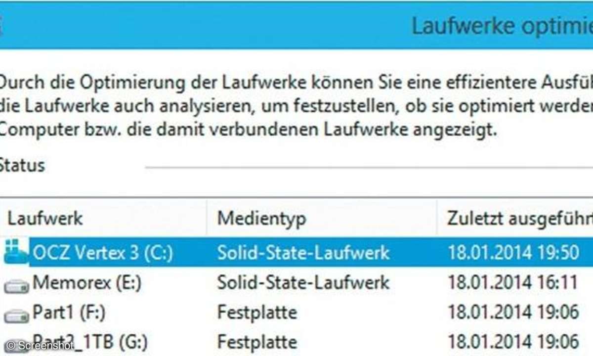 Windows 8,SSD