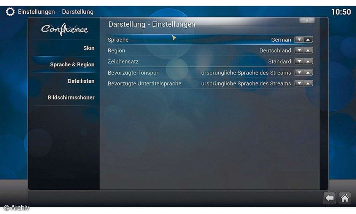 Screenshot Installation