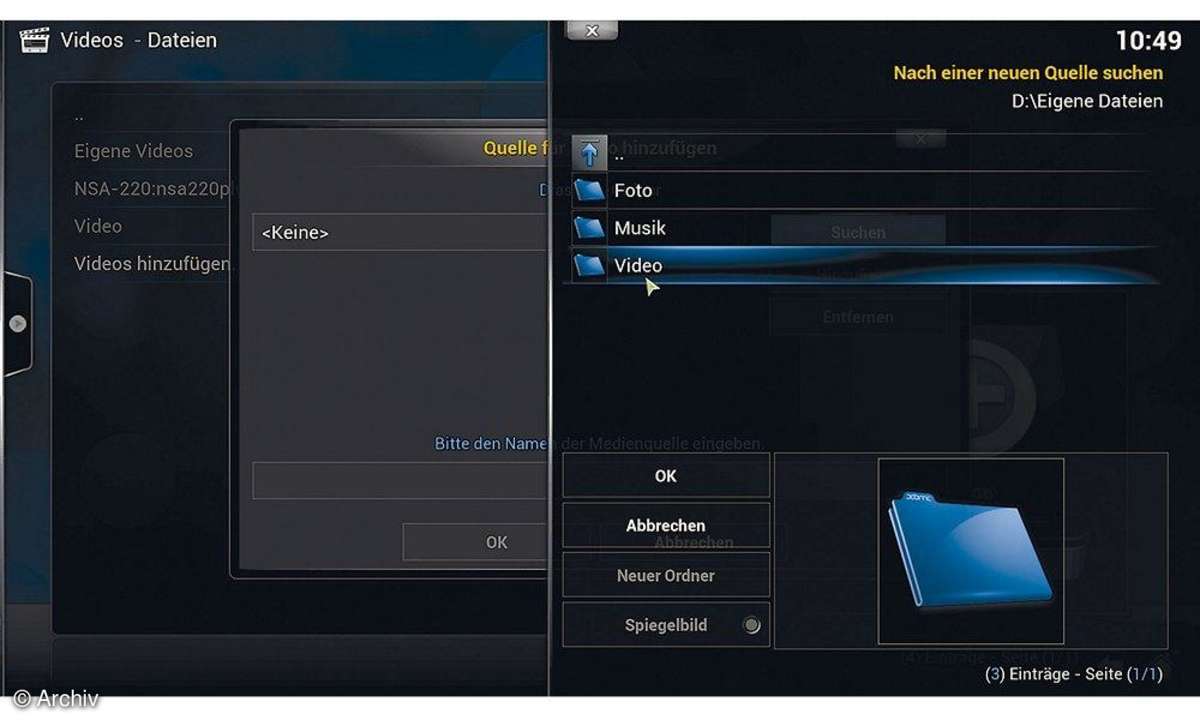 Screenshot XBMC