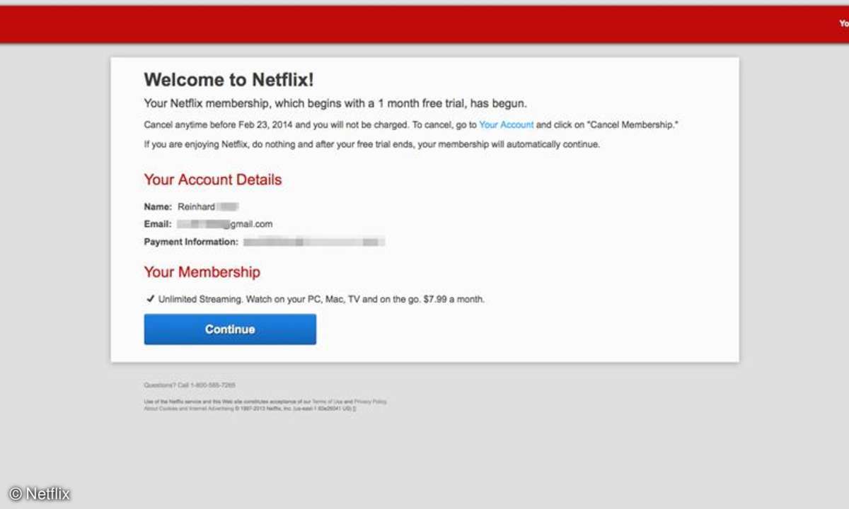 netflix probemonat