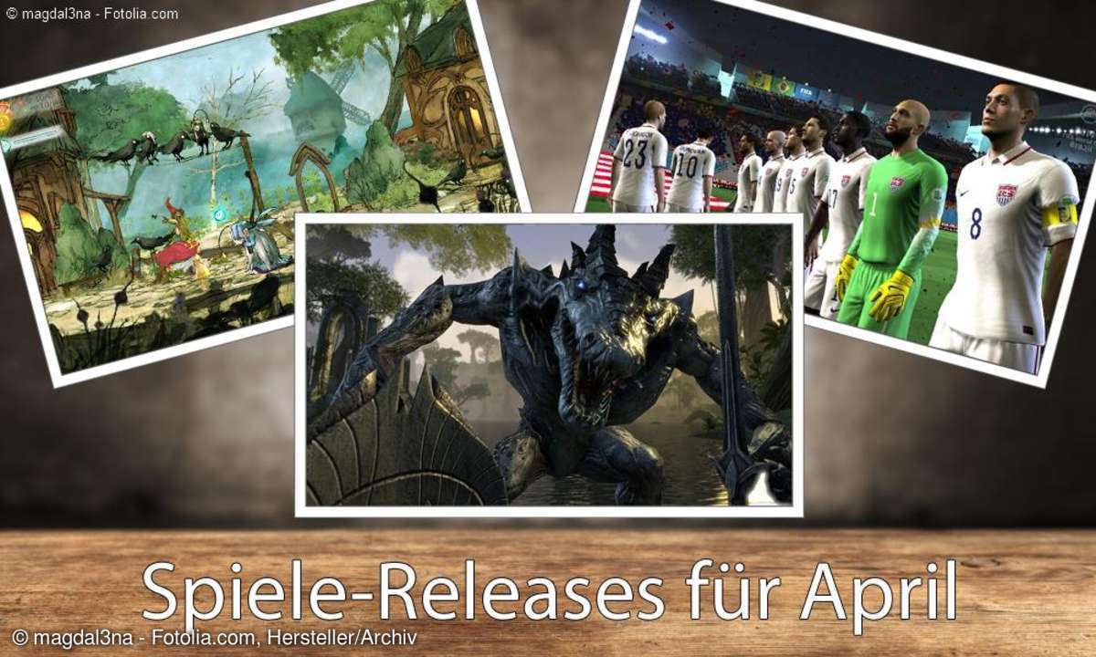 Spiele-Releases: Wir zeigen Ihnen alle wichtigen Spiele-Releases im April.