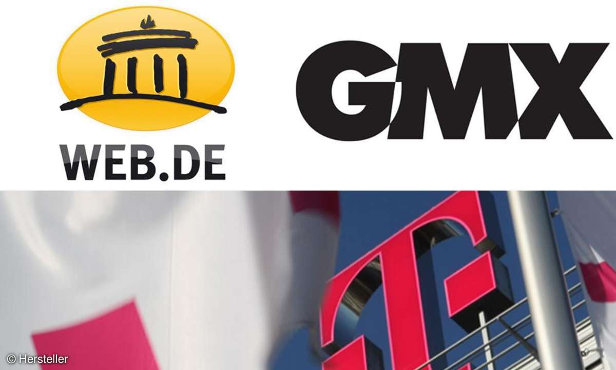 Wir zeigen, wie Sie Mail-Apps für Web.de, GMX und T-Online einstellen.